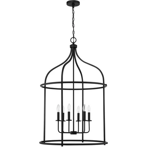 Savoy House Lighting 3-7388-6-89 Brookstone Pendant Matte Black - Picture 2 of 7