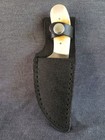 Rite Edge 6" Full Tang Fixed Blade Burnt Bone Hunting Knife with Leather Sheath — photo 8