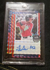 2026 panini stars and stripes 1/1 black finite lucas diaz auto