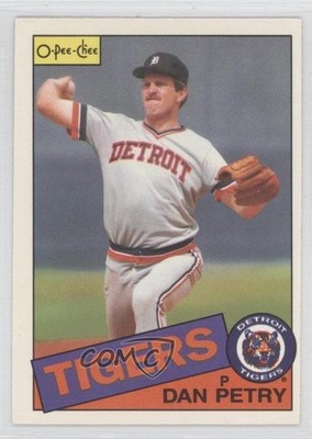 1985 O-Pee-Chee Dan Petry #392 0a1