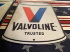 Valvoline Motor Oil Embossed Metal Sign Large And Small Lot Of Two — photo 8