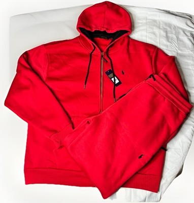 Red polo tracksuit, Size 3XL