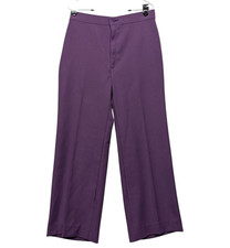 VTG 70s Levi's Bend Over Pants Womens 32/29 Purple Career High Rise Straight Leg