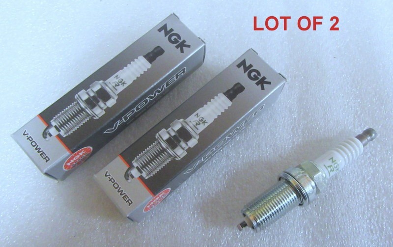 SP24 NGK LFR5A-11 V-Power Spark Plug 6376 Lot of 2 OEM New Factory Boat Parts
