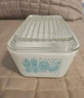 Vintage Pyrex 0502 Amish Butterprint 1 1/2 PT Refrigerator Dish With Lid