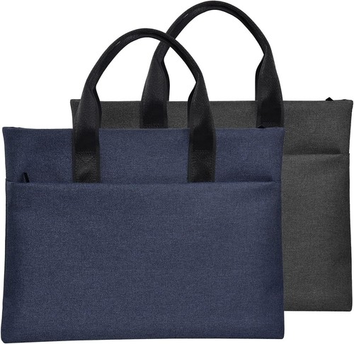 Waterproof Oxford Handle Document Bag Handbag Briefcase for Files Blue - Picture 7 of 7