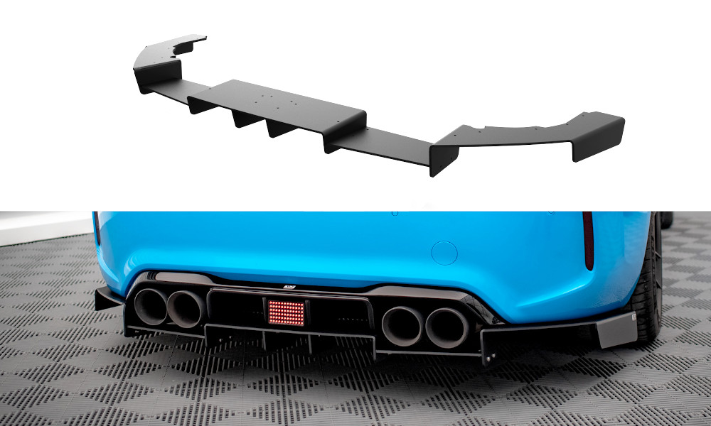 Diffuseur arrière pour BMW M2 F87 Maxton : look agressif contre l'arrière d'origine trop sage