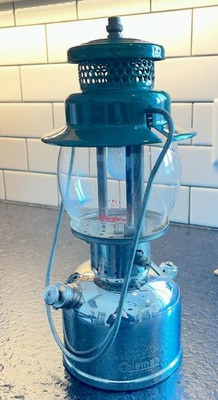 Vintage Coleman Lantern Model 242C The Sunshine Of The Night Green 12.75 