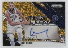 2024-25 Panini Prizm Fast Break Gold 10/10 Rudy Gobert #FB-RDG Auto 1o2