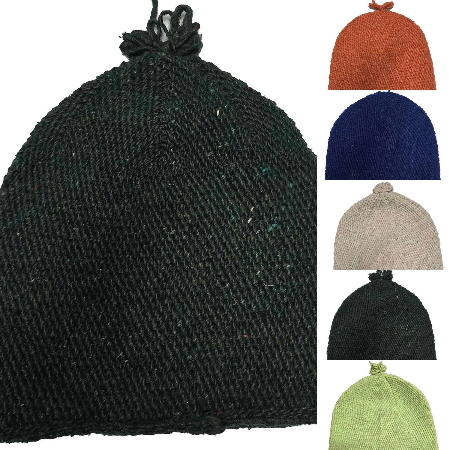 Unisex Winter Beanie Moroccan100% Hand Knitted Wool Hats