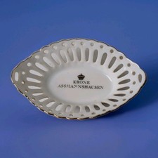 Hotel Porcelain Dish Krone Assmannshausen Reutter Porzellan Germany Vintage 