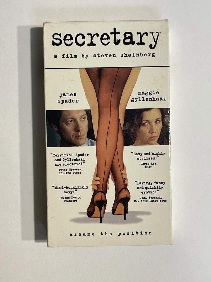 Secretary (VHS, 2002) James Spader & Maggie Gyllenhaal Rare Erotic Comedy HTF - Image 2 of 4