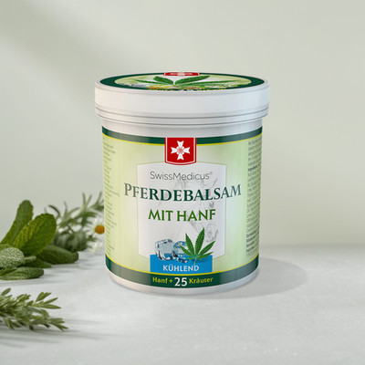 SwissMedicus Pferdebalsam kühlend Forte 75/250/500 ml Kräuterbalsam