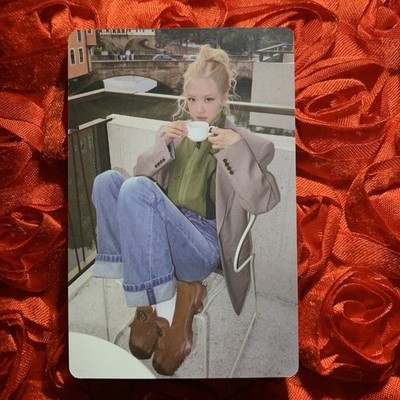 Rose BLACKPINK 8 OUR AREA  K-POP Idol Hot Girl Photo Card Curls