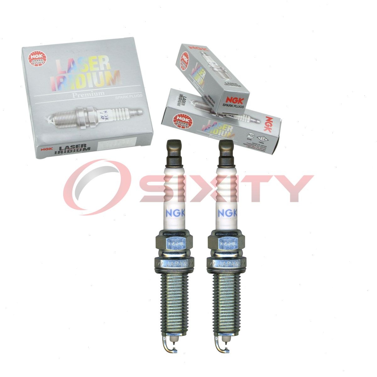 2 pc NGK 90174 DF8H-11B Laser Iridium Spark Plugs for Ignition Wire vj