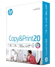 HP Printer Paper | 8.5 x 11 Paper | Copy &Print 20 lb | 1 Ream Case - 500 Sheets