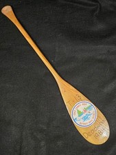 1984 Cole Canoe Base Miniature Wooden Paddle Detroit Area Council DEADWOOD @R