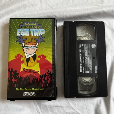 Dexters Laboratory - Ego Trip VHS, 2000 Black Clam Shell Cartoon Network Movie