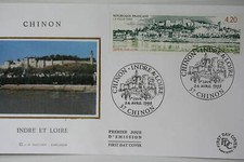 ENVELOPPE PREMIER JOUR /SOIE FRANCE CHINON 1993