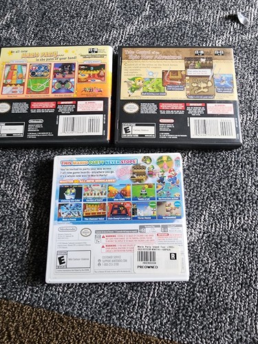 3 3ds Cases Mario Party, Zelda Phantom Hourglass, Mario Island Party - Picture 2 of 3