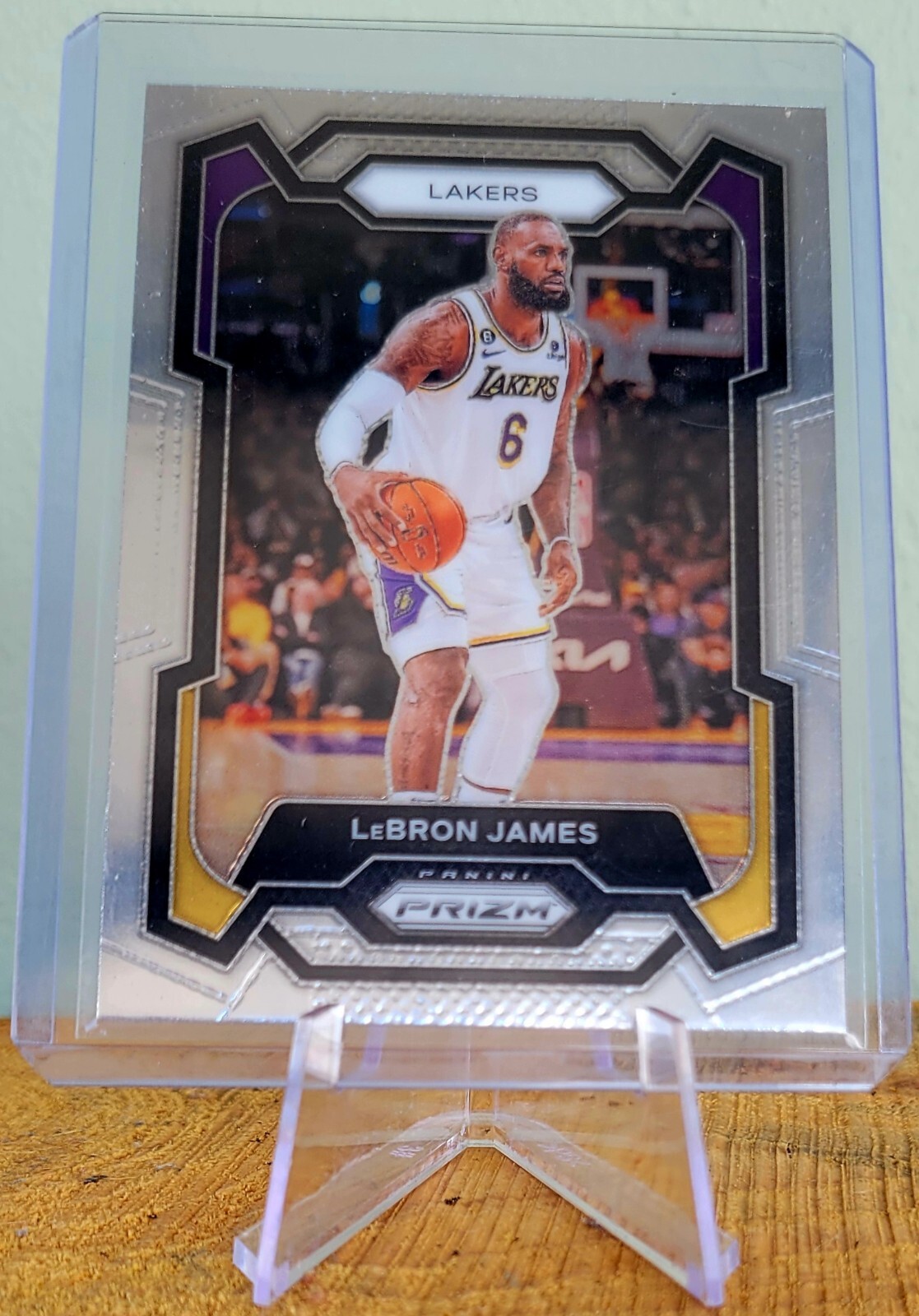 Lebron James 2023-2024 Panini Prizm #63 Silver Los Angeles Lackers