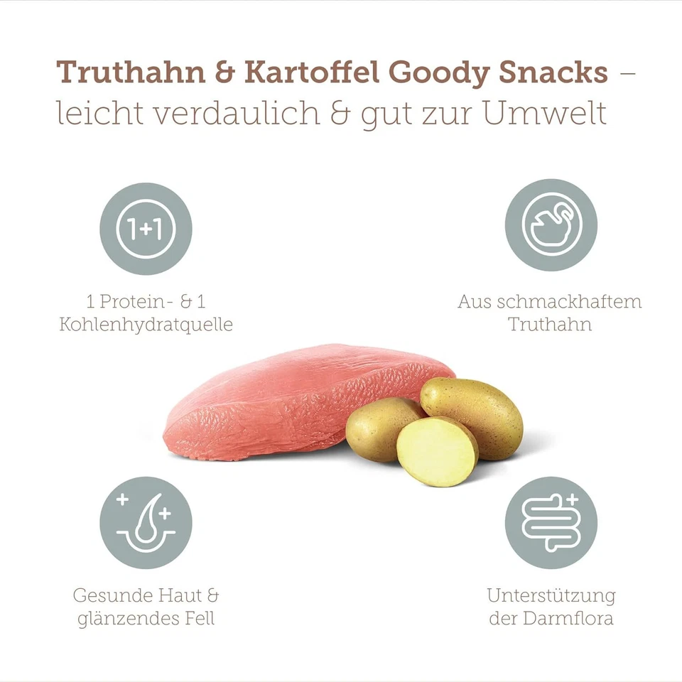 MERA pure sensitive Goody Snack Truthahn und Kartoffel (600g) - Bild 2 von 4
