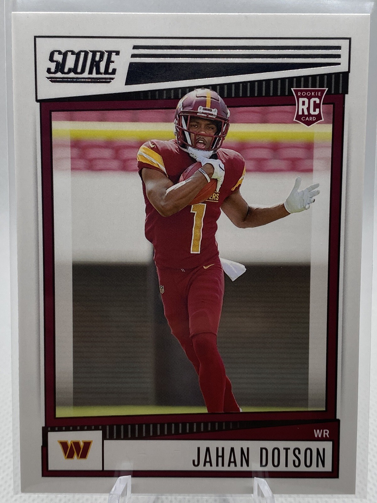 2022 Score Football Jahan Dotson RC #381 Washington Commanders