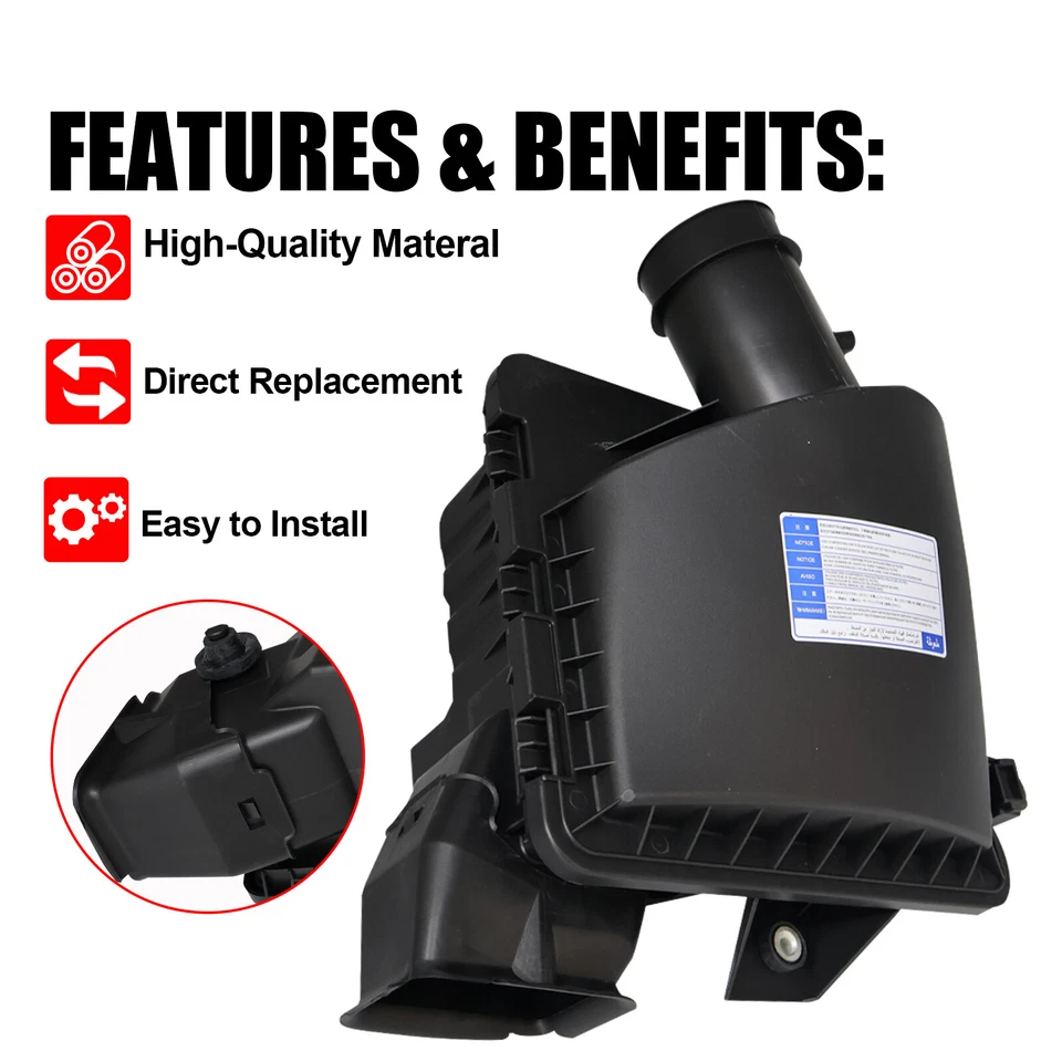 Air Cleaner Intake Filter Box Assembly for Ford Mustang 2005-2010 V6 4.0L SOHC Foto 4 de 4