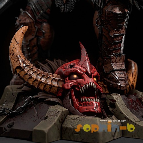 Doomguy Doom Resin 1:6 Scale Model Kit Unpainted 3d Print GK Statue Figure - Picture 4 of 11