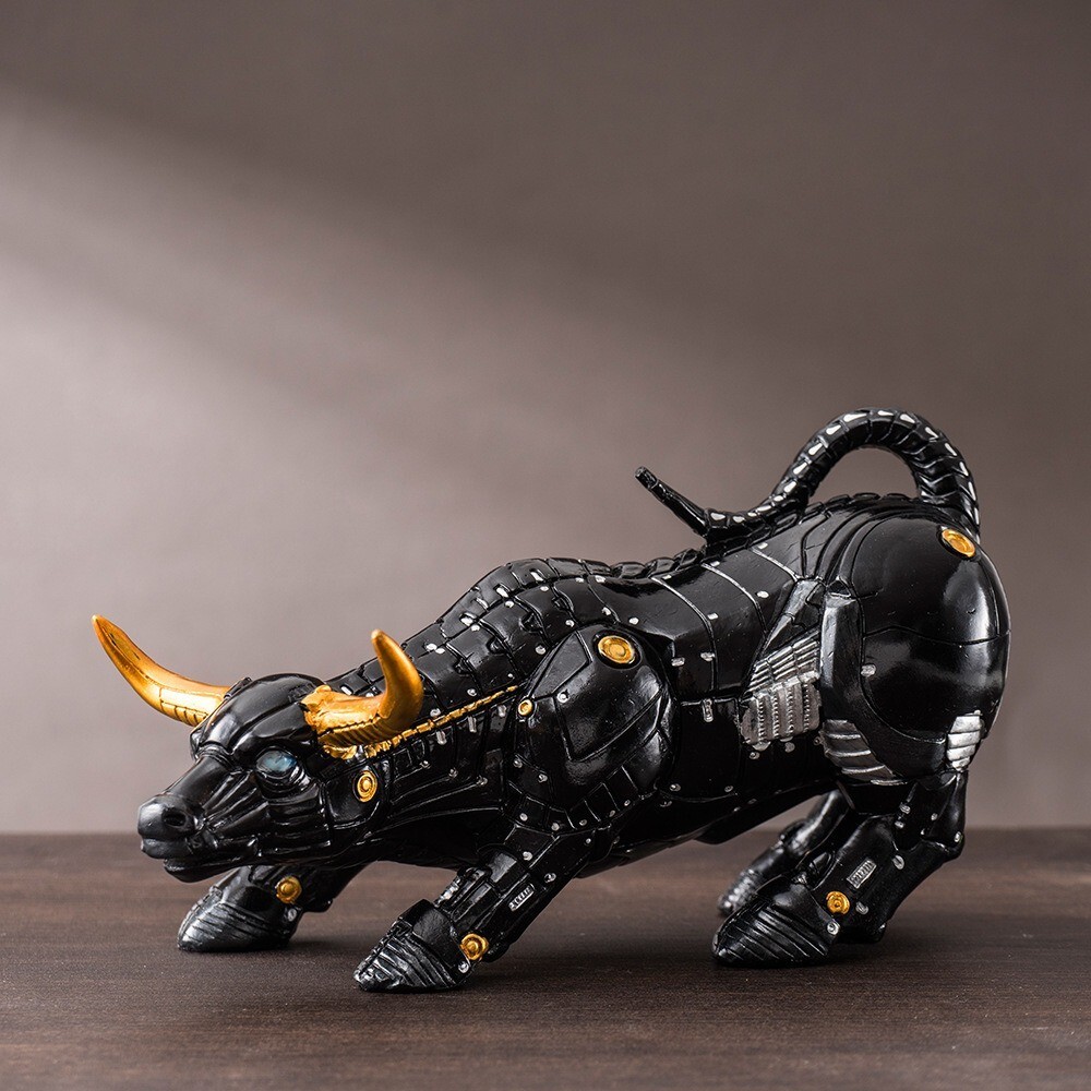 Mechanical Wall Street Bull/Bitcoin Wall Street Bull /Home Ornament/Office  Gift | eBay