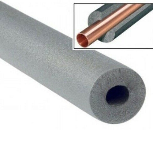 Grey Foam Pipe Insulation / Tube Lagging Wrap Roll Copper Pipe Lag. eBay