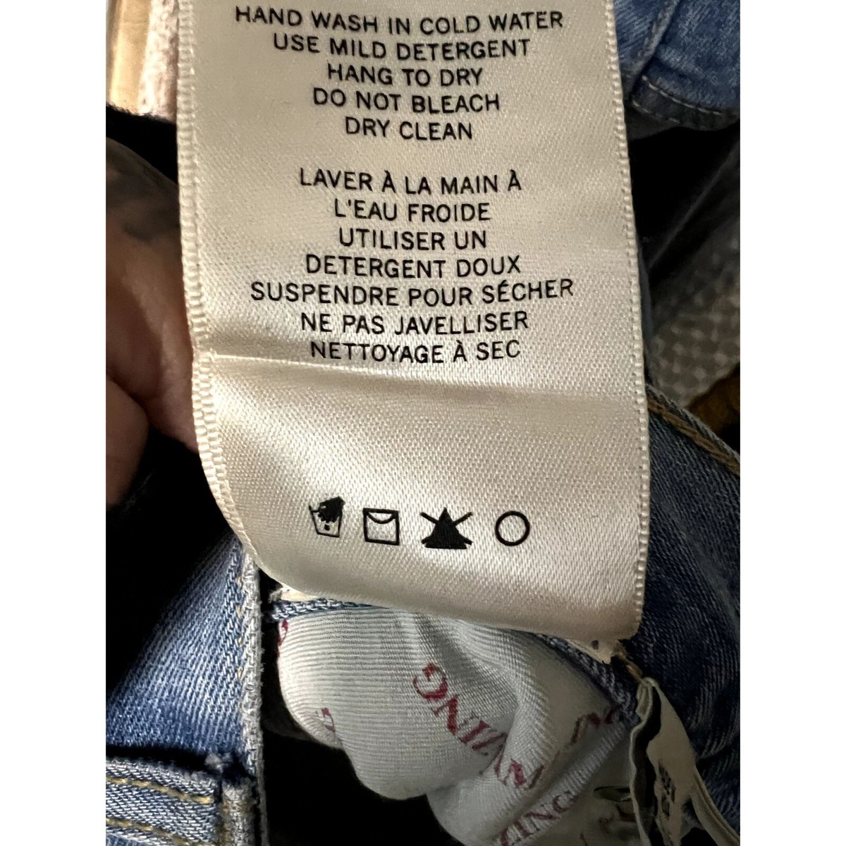 Alice + Olivia AO.LA Jeans Womens 24 Floral Embroidered High Alice + Olivia AO.LA Jeans Womens 24 Floral Embroidered High