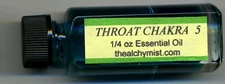 Chakra oil Throat 5 Charge wicca yoga 1/4oz Pagan Altar Ritual  Alchymist1 