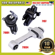 3Pcs Engine Motor & Trans Mount Set Set For 2011-2015 Kia Optima 2.4L AUTO New