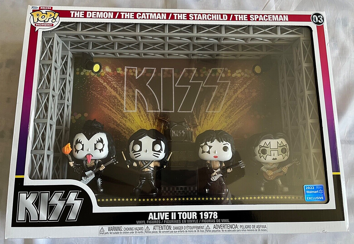 KISS FUNKO POP ファンコ 4体セット 蓄光限定ver Pop! KISS (Color Spotlight) 4-Pack | Funko