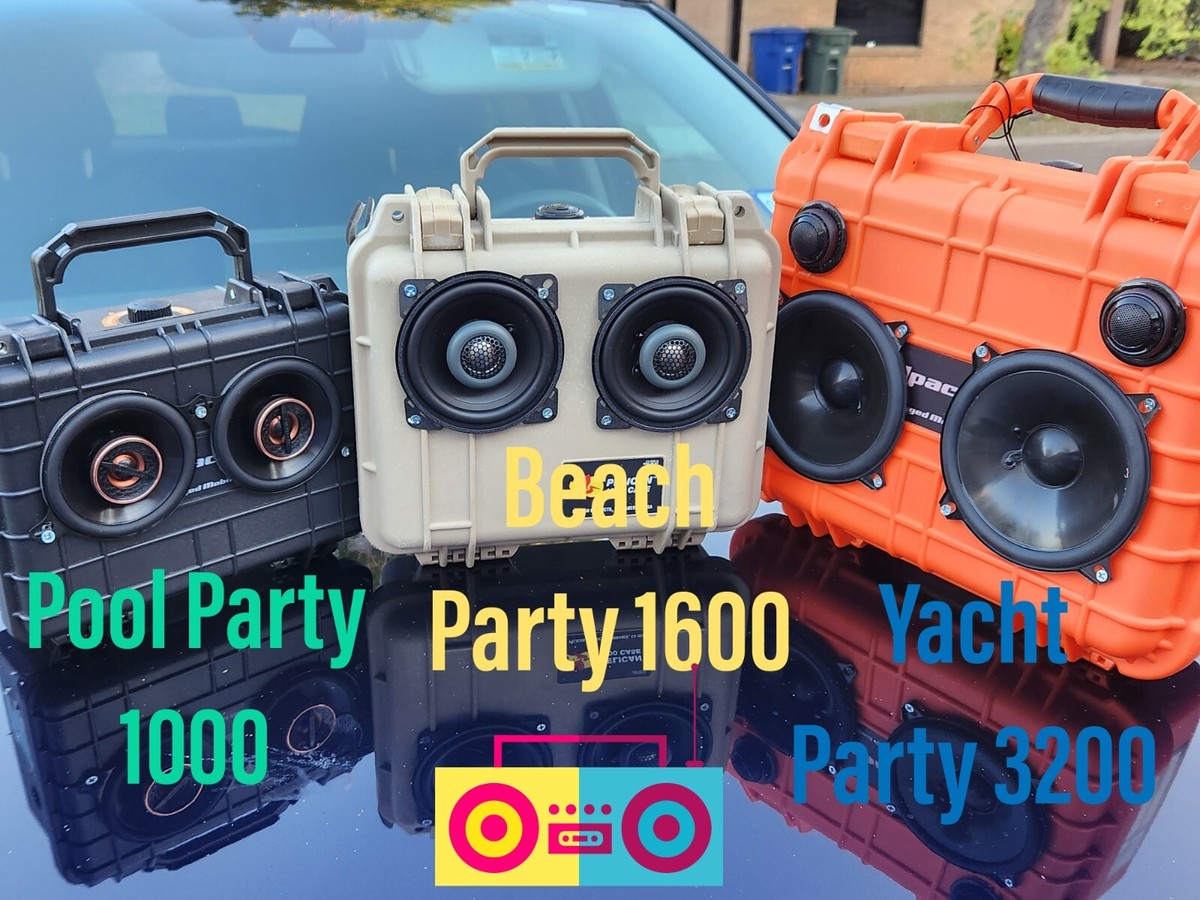 Portable Bluetooth Speaker Boombox Waterproof Pelican Apache Case - Main Image