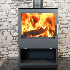 Wood Burning Multi Fuel Stove Modena Lux 10kw Contemporary Design
