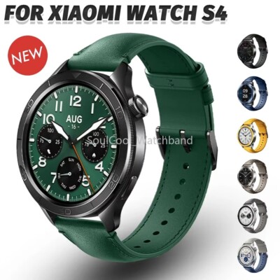 22MM Leather Sports Strap For Xiaomi Watch S4 Sport S3 S2 Color 2 / A2 Pro Band