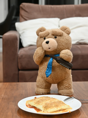 Genuine POP MART ted2 ted Action Plush Toy 300mm New Action Figure Toy Gift HOT! - Picture 7 of 7