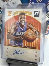 2014-15 Panini Donruss Rookie Auto 103 /199 Jerami Grant #8 Rookie Auto RC 🔥📈