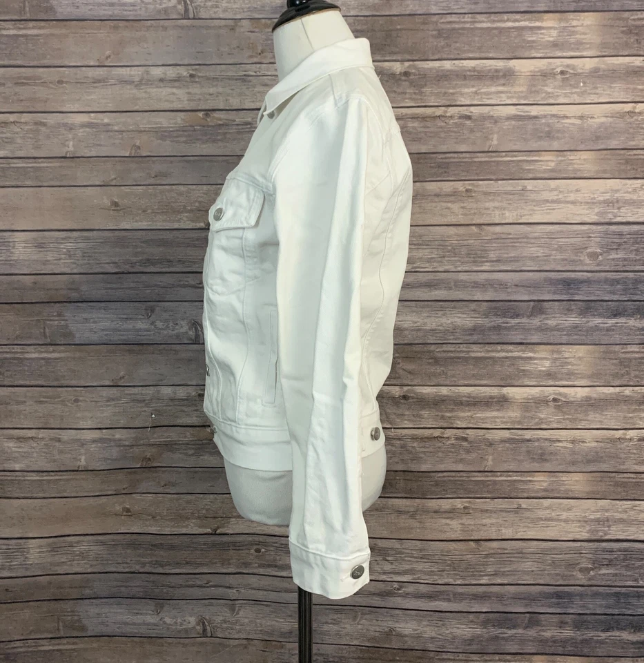 Chaqueta vaquera blanca Reformation (talla: XS)  Foto 3 de 4