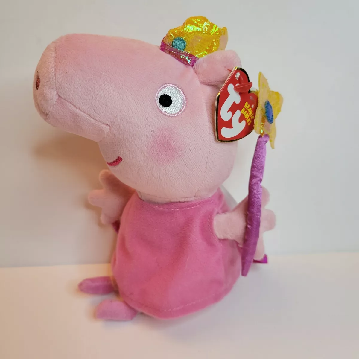 TY Princess Peppa Pig Plush Beanie Baby eBay
