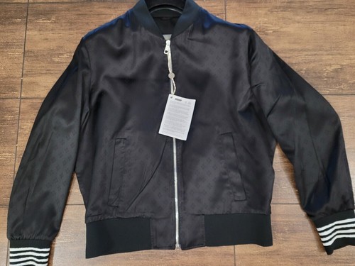 -84% DE DESCUENTO NEIL BARRETT VISCOSA JACQUWARD CHAQUETA BOMBARDERO TALLA L NUEVO - Imagen 21 de 24