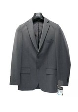 Men's Haggar Slim Fit Premium Stretch Suit Jacket,Charcoal Heather, 34 Reg NWT