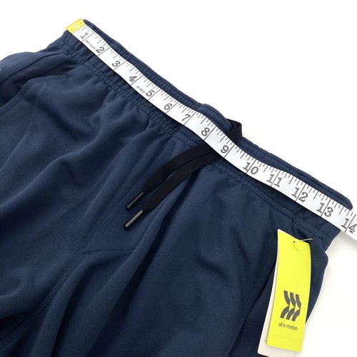 All in Motion Mens Size S X 32 Lightweight Train Pant Pockets Navy - Picture 10 of 12