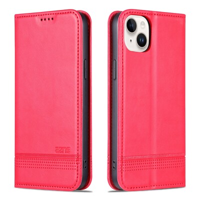 Leather Magnetic Wallet Card Case For iPhone 15 Pro 14 Plus 13 Pro Max 12 11