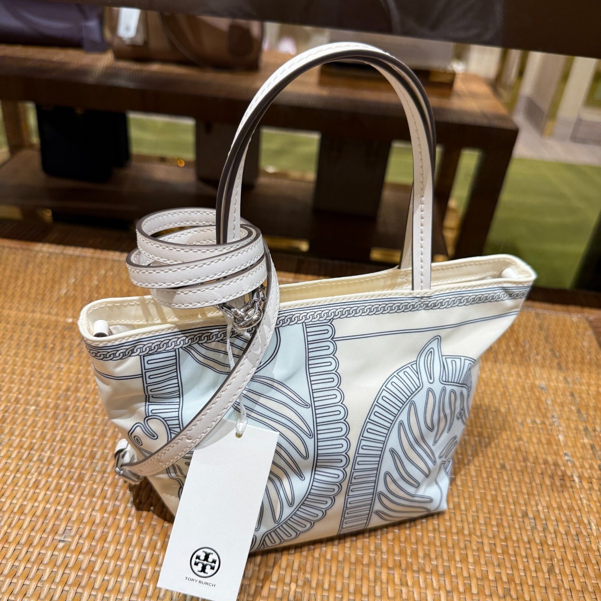 定番★Tory Burch Nylon Mini Tote 167913 軽量 Tory Burch Nylon Mini Tote 167913 Crossbody Bag Purse | eBay