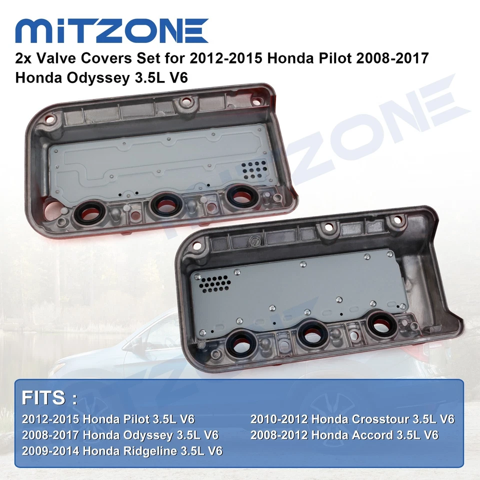 Juego de 2 fundas de válvula rojas para Honda Pilot 2012-2015 2008-2017 Honda Odyssey 3,5 L🚗 Foto 3 de 4