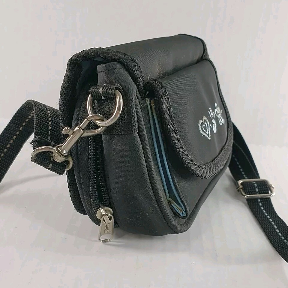 MUDD Jeans Crossbody Mini Organizer Messenger Wallet Bag