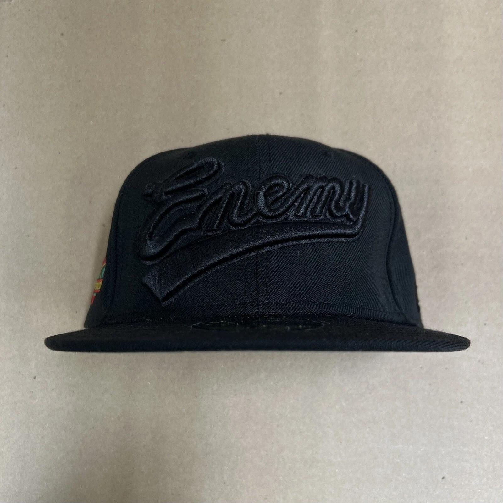 2007 Supreme Public Enemy New Era casquette ajustée 7 1/2 59,6 cm noir 59fifty